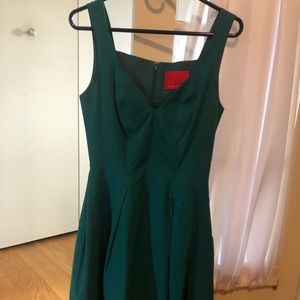 Zac Posen Teal dress, Medium